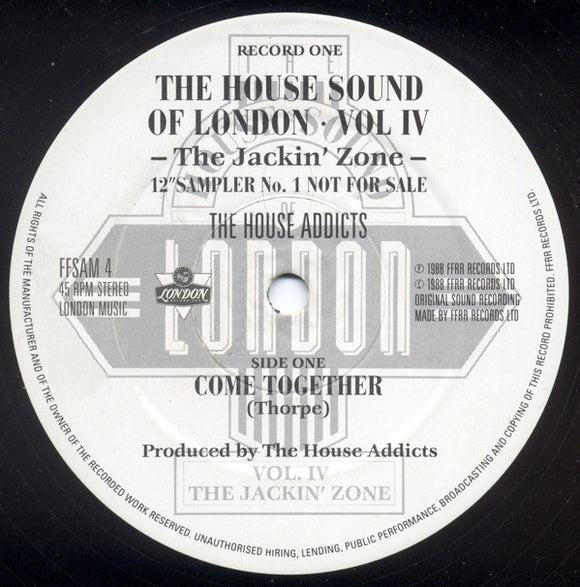 Various - The House Sound Of London - Vol. IV - 