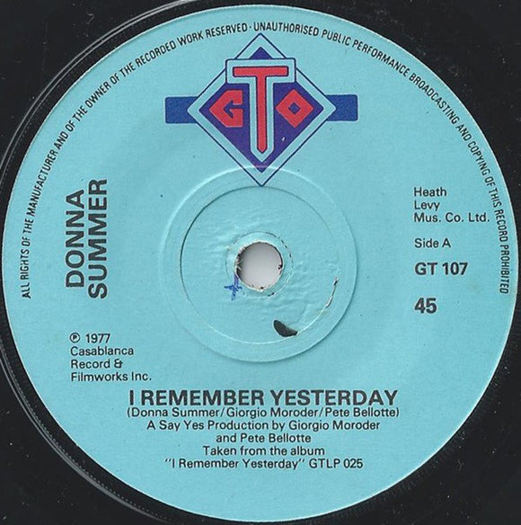 Donna Summer - I Remember Yesterday (7