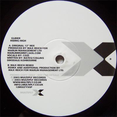 Glider - Riding High (12", Promo)