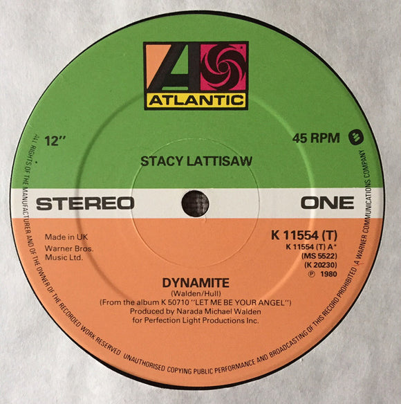 Stacy Lattisaw - Dynamite / Dreaming (12