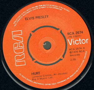 Elvis Presley - Hurt (7", Single)