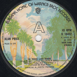 Alan Price - In Times Like These (7")