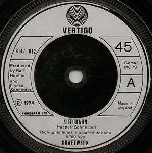 Kraftwerk - Autobahn (7", Single, Inj)