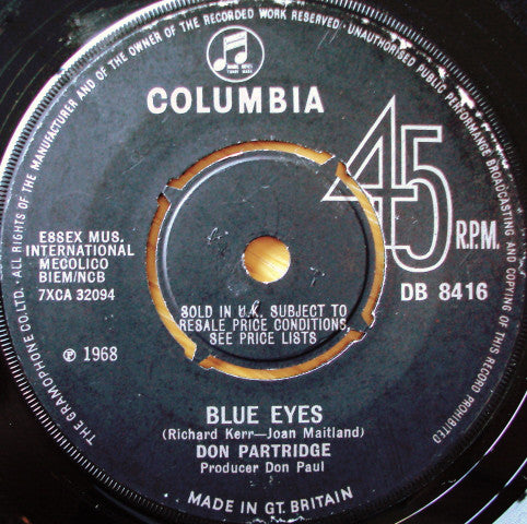 Don Partridge - Blue Eyes (7