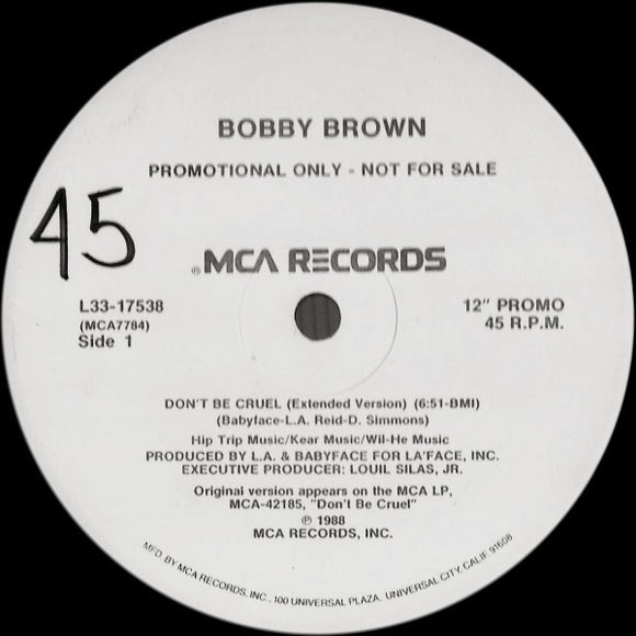 Bobby Brown - Don't Be Cruel (12