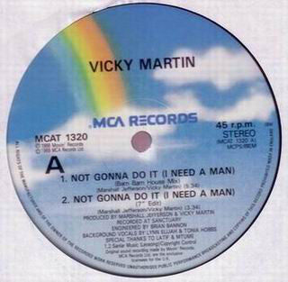 Vicky Martin - Not Gonna Do It (I Need A Man) (12