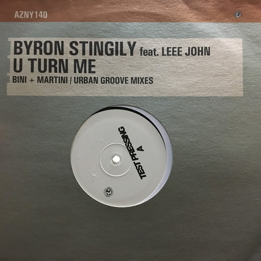 Byron Stingily - U Turn Me (12", TP)