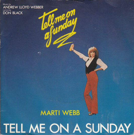 Marti Webb - Tell Me On A Sunday / You Made Me Think You Were In Love (7", Single)