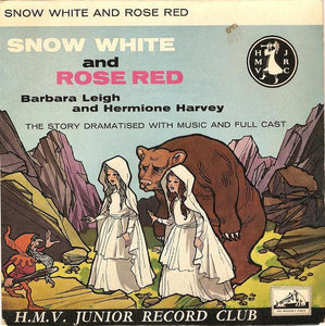 Barbara Leigh And Hermione Harvey - Snow White And Rose Red (7", EP, Num, Blu)