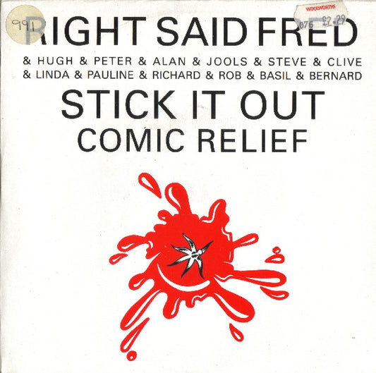 Right Said Fred - Stick It Out (7", Single)