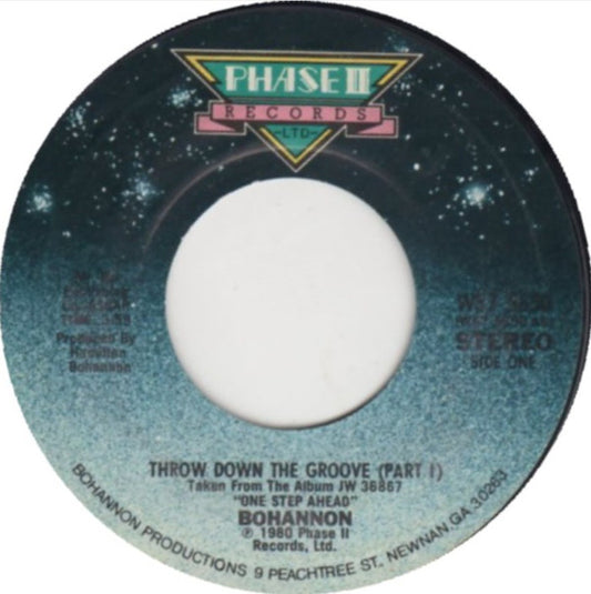Hamilton Bohannon - Throw Down The Groove (7")