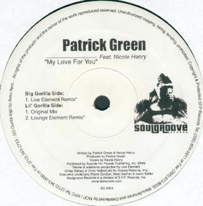 Patrick Green - My Love For You (12")