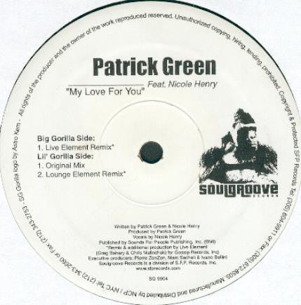 Patrick Green - My Love For You (12