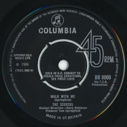 The Seekers - Walk With Me  (7", Single)