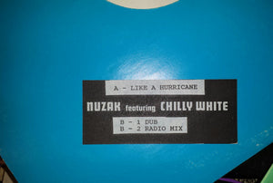 Nuzak Featuring Chilly White - Like A Hurricane (12", Promo, W/Lbl)