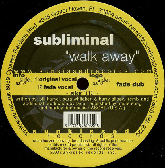 Subliminal (4) - Walk Away (12