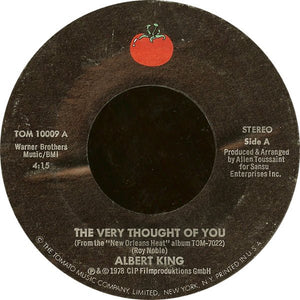 Albert King - The Very Thought Of You (7", Styrene)