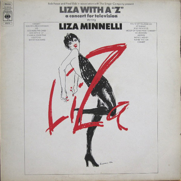 Liza Minnelli - Liza With A ‘Z’. A Concert For Television (LP, Album)