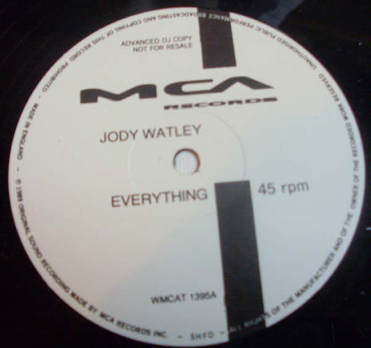 Jody Watley - Everything (12", Promo)