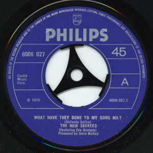 The New Seekers - What Have They Done To My Song Ma ? (7", Single)