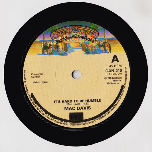 Mac Davis - It's Hard To Be Humble (7")