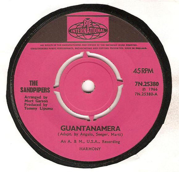 The Sandpipers - Guantanamera / What Makes You Dream, Pretty Girl? (7