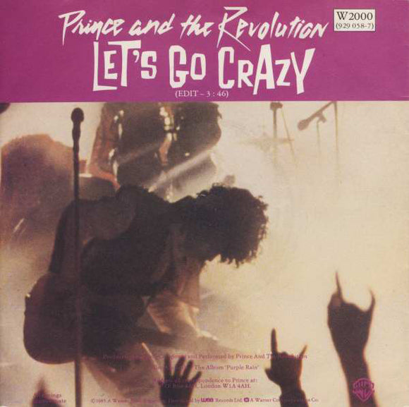 Prince And The Revolution - Let's Go Crazy (7