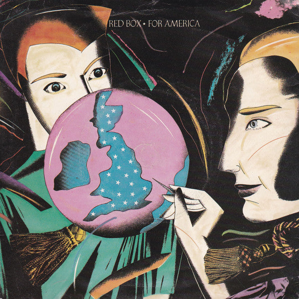 Red Box - For America (7", Single, Sil)