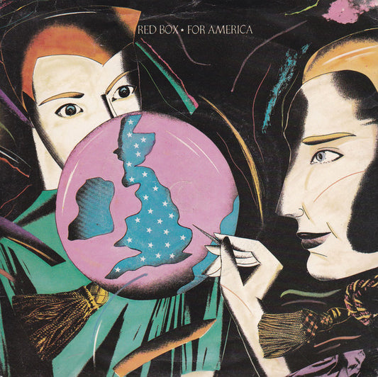 Red Box - For America (7", Single, Sil)