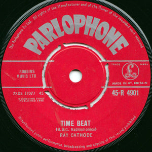 Ray Cathode - Time Beat / Waltz In Orbit (7", Single, 4-P)