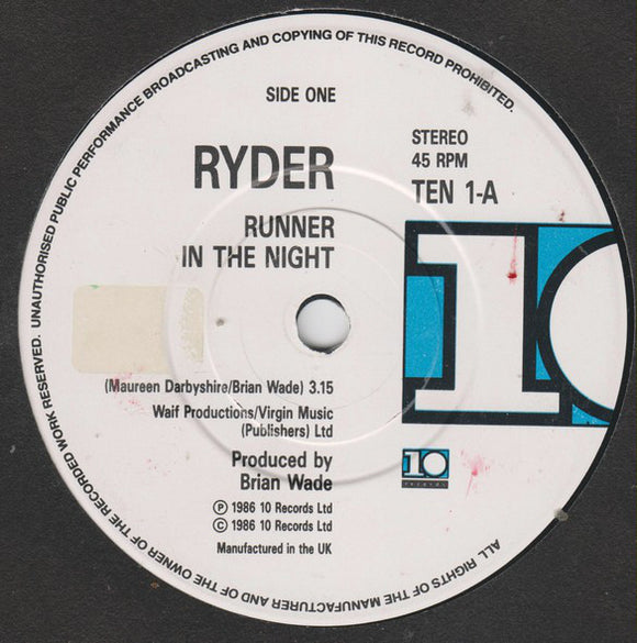 Ryder (2) - Runner In The Night (7
