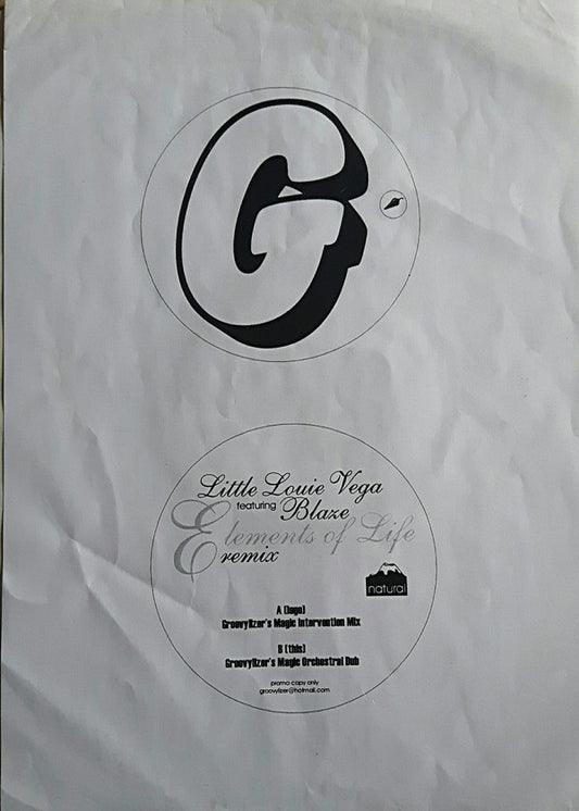 Little Louie Vega* Featuring Blaze - Elements Of Life (Remix) (12", W/Lbl)