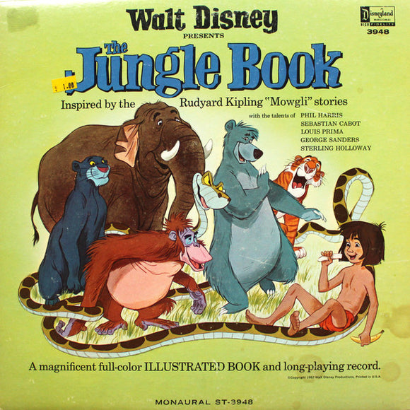 Walt Disney - The Jungle Book (LP, Album, Mono, Gat)