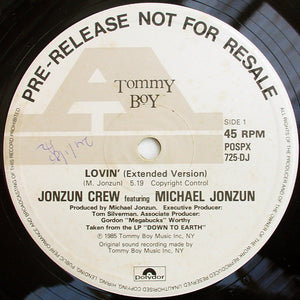 Jonzun Crew* Featuring Michael Jonzun - Lovin' / Mechanism (12", Promo)