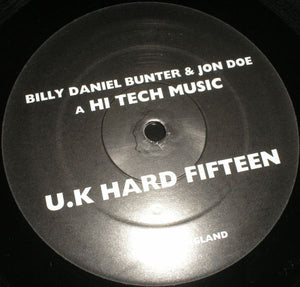 Billy Daniel Bunter & Jon Doe - Hi Tech Music / Alright (12")