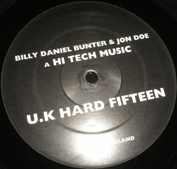 Billy Daniel Bunter & Jon Doe - Hi Tech Music / Alright (12