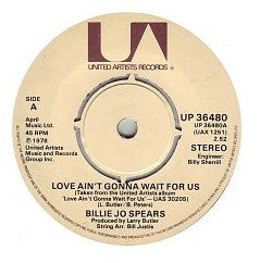 Billie Jo Spears - Love Ain't Gonna Wait For Us (7")