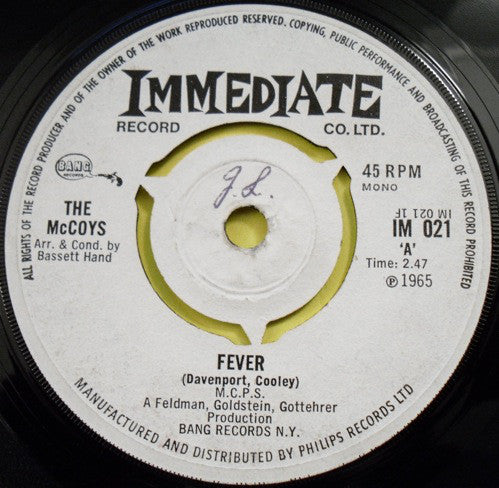 The McCoys - Fever (7