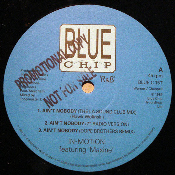 In-Motion - Ain't Nobody / Just Those Beats (12
