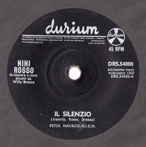 Nini Rosso - Il Silenzio (7", Single, Sol)