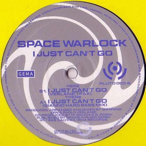 Space Warlock - I Just Can't Go (12