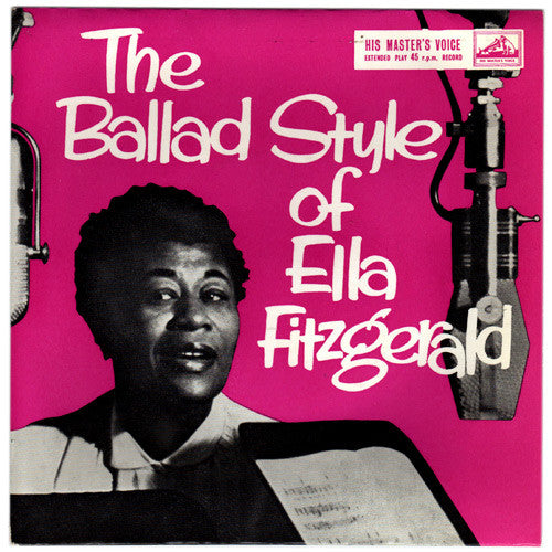Ella Fitzgerald With Frank De Vol And His Orchestra - The Ballad Style Of Ella Fitzgerald (7")