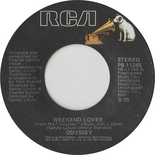 Odyssey (2) - Weekend Lover (7", Single)