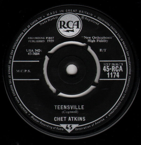 Chet Atkins - Teensville (7", Single)