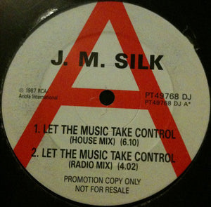 J.M. Silk - Let The Music Take Control (12", Maxi, Promo)