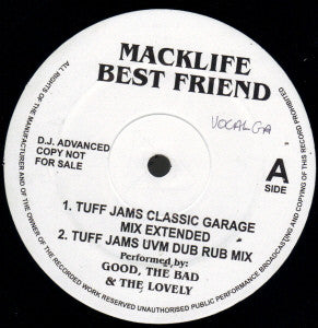 Good, The Bad & The Lovely - Best Friend (12", Promo)