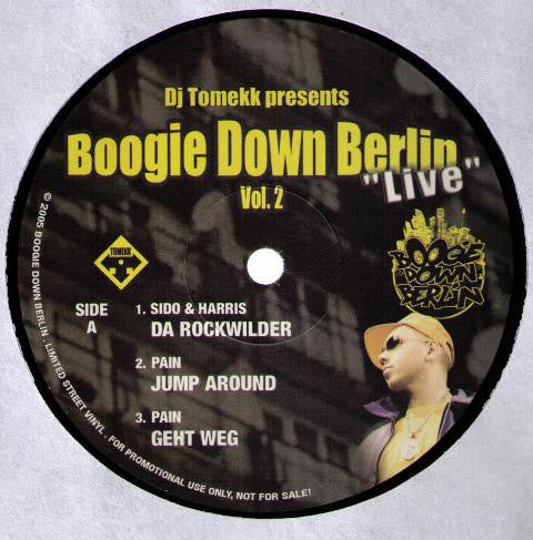 Various - DJ Tomekk Presents Boogie Down Berlin "Live" Vol. 2 (12", Comp, Ltd, Promo)