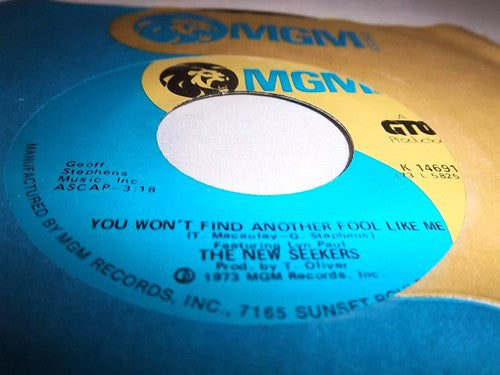 The New Seekers - Songs For You And Me / You Won't Find Another Fool Like Me (7", Single)