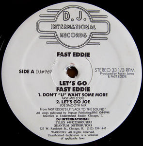 Fast Eddie* - Let's Go (12")