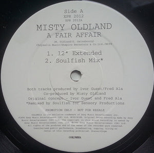 Misty Oldland - A Fair Affair (Je T'aime) (12", Promo)